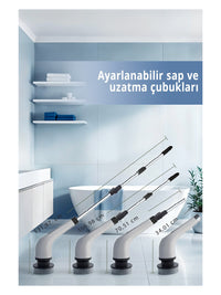 Şarjlı Döner Başlıklı Derin Temizlik Fırçası – Mutlu Ev Hijyeni 4